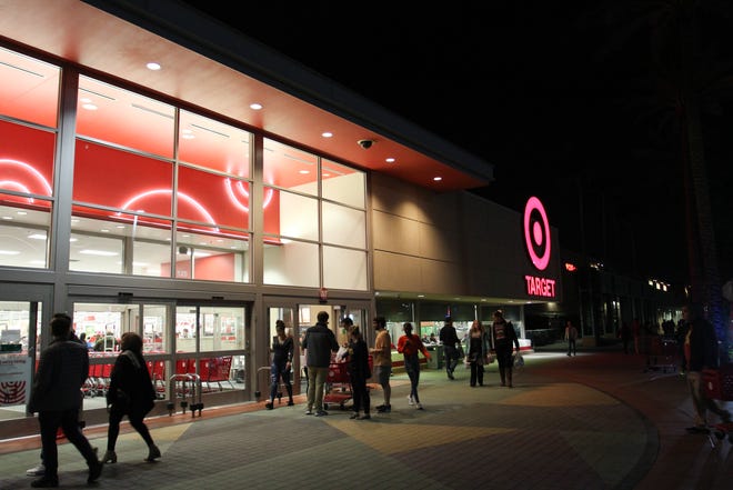 Shoppers at Target in Tempe Marketplace in 2018.